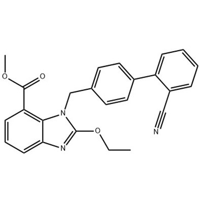 Methyl 1-[(2'-cyanobiphenyl-4-yl)methyl]-2-ethoxy-1H-benzimidazole-7-carboxylate Basic Information CAS#139481-44-0